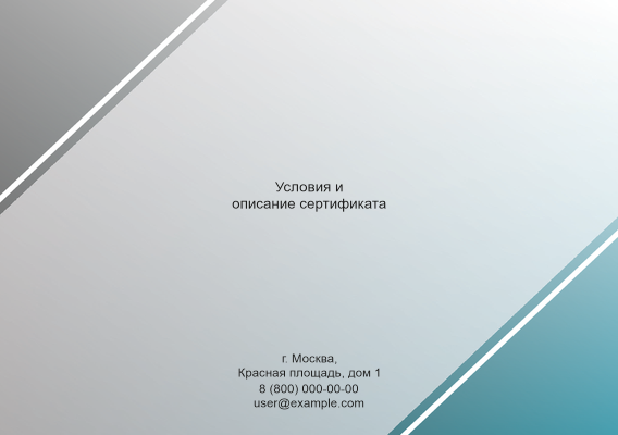 Подарочные сертификаты A5 - Любознательные дети + Добавить оборотную сторону